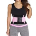 Cintura modellante per donna, corsetto dimagrante traspirante per fitness e sudore vita. - Rosa