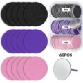 Professionelles Nagelbohrer Schleifscheiben Set mit Körnung 80 150 240 Pedikürewerkzeug - Nagelschleif-Set 02 / 25mm (80#/150#/240#) ai-60 Stück/Packung