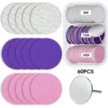 Detailansicht des Nagelschleifscheiben-Sets mit Körnungen 80, 150 und 240 in Box. - Nagelschleif-Set 03 / 25mm (80#/150#/240#) ai-60 Stück/Packung