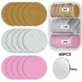 Set di dischi abrasivi per unghie con scatola portaoggetti e mandrino per manicure e pedicure. - Set per la Levigatura delle Unghie 05