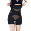 High waist shapewear tummy control shorts black slimming body shaper underwear for women - M / Bottoms / Black