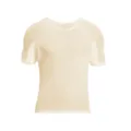 Camiseta interior anti-sudor para hombre de manga corta con almohadillas en beige - S / Top estilo malla / Color Piel