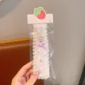 Kids lace bangs paste hair band cute purple grape bow hair accessory for girls daily sweet styling - Grapes