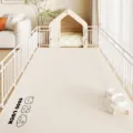 Tappeto per box animali in PVC e recinzione di sicurezza, impermeabile, facile da pulire per cani. - 40x60cm / Bambino Semplice