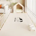 Vista dettagliata del tappeto per recinto animali con superficie PVC impermeabile e carino. - 40x60cm / Decollo del Cane
