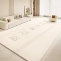 Detailed view of waterproof PVC living room floor mat with cute animal prints and soft texture. - 40x60cm / Dream Time (Style 5HZ)