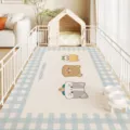 Tappeto per box animali in PVC impermeabile, simpatico design con animali cartone. - Partner Carini