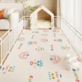 Tappeto per box animali in PVC impermeabile stampato carino protezione pavimento - Linee Arcobaleno