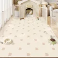 Alfombra para mascotas de PVC detalle, impermeable antideslizante con tierno diseño de oso. - Tiempo de Ositos