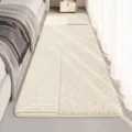 Modern minimalist cashmere-like bedroom bedside rug, soft cozy geometric runner mat for home. - 40x100cm / Wabi-sabi Style 03
