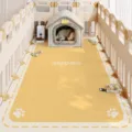 Waterproof durable PVC pet playpen mat with non-slip dog training floor mat easy cleaning - 40x60cm / Lucky Pet Yellow