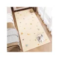 Cartoon cute faux cashmere bedroom rug soft skin-friendly bedside carpet home use cozy - 40*60cm / Vast Galaxy - Faux Cashmere