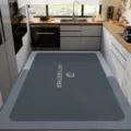 Simple light luxury diatomite kitchen floor mat absorbent anti-slip and easy to clean mat - 40*60cm / Kitchen Tools Pattern