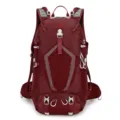 Professional outdoor mountaineering hiking backpack 36L large capacity waterproof red - 36-55L / Dark Red