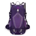 Professional outdoor hiking mountaineering backpack waterproof 36L large capacity sports bag - 36-55L / Purple