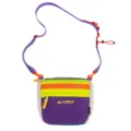 Colorful outdoor crossbody bag dopamine color block shoulder bag for hiking travel. - Firmament Grey