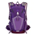 Sac à dos de randonnée violet de 28L avec mesh respirant et boucles solides pour voyages. - Violet