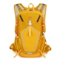 Lightweight outdoor hiking backpack in vibrant yellow, 28L capacity for travel and sport. - Yellow