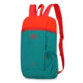 Lightweight foldable waterproof nylon backpack in green and red, multi-functional outdoor daypack. - Below 20L / Green