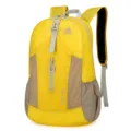 Lightweight outdoor backpack 29l folding hiking daypack casual travel rucksack yellow - Yellow