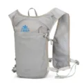 Lightweight outdoor running hydration vest backpack, grey nylon cycling climbing pack 5L. - Grey Blue