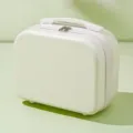 Mini βαλιτσάκι μακιγιάζ 14 ιντσών φορητό κουτί αποθήκευσης καλλυντικών ταξιδιού. - 14 Ίντσες Πολυλειτουργική Θήκη Καλλυντικών / Λευκό