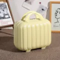 Mini σκληρη βαλιτσα καλλυντικων 14 ιντσες θηκη αποθηκευσης μακιγιαζ ταξιδιου κιτρινη - Κίτρινο