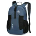 Azela blue lightweight outdoor backpack, 25L capacity casual travel daypack with mesh pockets. - 25L / Dark Blue