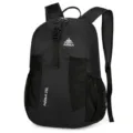 Black lightweight travel backpack 25l waterproof sports rucksack for outdoor hiking and daily commute. - 25L / Black