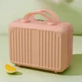Ροζ μίνι βαλίτσα θήκη καλλυντικών 14 ιντσών μικρή ταξιδιωτική αποσκευή τσάντα μακιγιάζ - 14 Ίντσες Πολυλειτουργική Θήκη Καλλυντικών / Ροζ