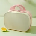 14 pouces mini valise cosmetique portable voyage petit boitier de maquillage rose - Mallette de Maquillage Multifonctionnelle 14 Pouces / Jaune et Rose