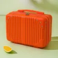 Πορτοκαλί 14 ιντσών μίνι βαλίτσα καλλυντικών σκληρό κέλυφος ταξιδιού θήκη αποθήκευσης - Πορτοκαλί