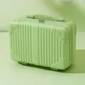 Πράσινο μίνι βαλιζάκι καλλυντικών 14 ιντσών φορητό κουτί αποθήκευσης μακιγιάζ για ταξίδια - Πράσινο Μήλο
