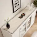 Tapis de buffet imperméable et protecteur de comptoir, motif floral élégant avec texte de citation. - 30*80cm / Mel Noir Floral