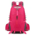 Roze 40L outdoor wandelrugzak, lichte en waterdichte sportrugzak voor reizen en sport. - 40L / Rozerood