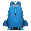 40L waterdichter outdoor wandrugzak draagbaar lichtgewicht reissport dubbele schoudertas - 40L / Saffierblauw