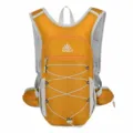 Lightweight outdoor cycling hiking backpack sports daypack for travel and mountaineering - Amber Yellow