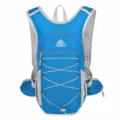 Outdoor cycling hiking backpack sports travel lightweight mountaineering daypack bag - Sky Blue