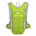Green cycling backpack lightweight hiking daypack sports rucksack with mesh straps - Apple Green