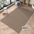 Tappeto per animali domestici in tinta unita moderno e minimalista, antiscivolo e resistente. - 60*90cm / Marrone Cammello
