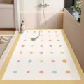 Tappeto da doccia per bagno scena di dettaglio con punti colorati design antiscivolo uso domestico - 45x70cm / Poi Dolci