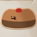 Simpatico tappetino in terra diatomacea, tappeto bagno antiscivolo assorbente ad asciugatura rapida. - 40x60cm / Budino Sorridente