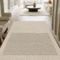 Tappeto stile Wabi-Sabi in PVC antiscivolo passatoia corridoio beige resistente. - 40*60 cm (Tappeto a ricciolo) / Stile Mosu