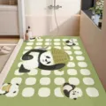 Tappetino da bagno antiscivolo con grazioso motivo di panda, tappetino doccia impermeabile per la casa. - Panda Monello A