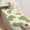 Groen-wit koeienprint pluche erker mat zacht tapijt voor woonkamer balkon slaapkamer comfort - Groene Koeienprint