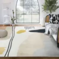 Tappeto geometrico astratto moderno morbido cashmere finto soggiorno arredamento casa - 80*120cm / 1027JHXT-4