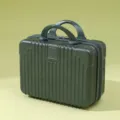 Mini σκληρή ταξιδιωτική βαλίτσα καλλυντικών 14 ιντσών σε σκούρο πράσινο για επαγγελματικά δώρα. - Σκούρο Πράσινο