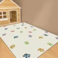 Carino tappeto per animali domestici impermeabile lavabile antiscivolo con stampe colorate - 60x120cm Pulizia Facile / Tappetino per Animali 10
