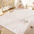 Dopamine Colorful Dash Kids Play Mat Non-Slip Living Room Rug Cute Nursery Floor Carpet - Dopamine Lines