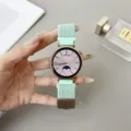 Vervanging nylon gevlochten horlogeband voor Huawei smartwatch, comfortabele elastische band. - Geschikt Voor Huawei GT5 41mm (18mm Band) / Lus Magnetisch Mintgroen Nylon Geweven Horlogeband